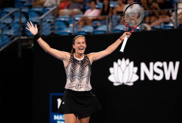 Sport Bilder des Tages January 13, 2022, SYDNAY, AUSTRALIA: Daria Kasatkina of Russia in action during the quarter-final of the 2022 Sydney Tennis Classic WTA, Tennis Damen 500 tennis tournament against Garbine Muguruza of Spain SYDNAY AUSTRALIA - ZUMAa181 20220113_zaa_a181_170 Copyright: xRobxPrangex