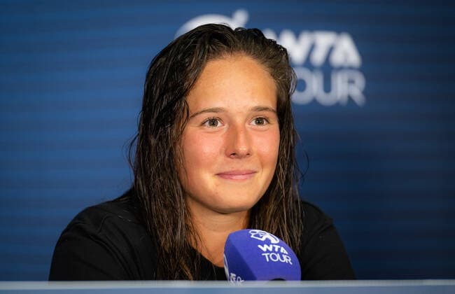 January 13, 2022, SYDNAY, AUSTRALIA: Daria Kasatkina of Russia talks to the media after the the quarter-final of the 2022 Sydney Tennis Classic WTA, Tennis Damen 500 tennis tournament SYDNAY AUSTRALIA - ZUMAa181 20220113_zaa_a181_194 Copyright: xRobxPrangex
