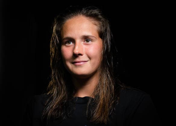 January 13, 2022, SYDNAY, AUSTRALIA: Daria Kasatkina of Russia talks to the media after the the quarter-final of the 2022 Sydney Tennis Classic WTA, Tennis Damen 500 tennis tournament SYDNAY AUSTRALIA - ZUMAa181 20220113_zaa_a181_198 Copyright: xRobxPrangex