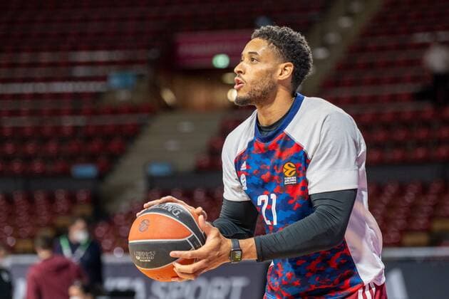 Augustine Rubit 21 FC Bayern , during warmup, FC Bayern Basketball vs AS Monaco Basket, Euroleague, 13 01 2022 Muenchen Bayern Germany Copyright: xkolbert-press UlrichxGamelx