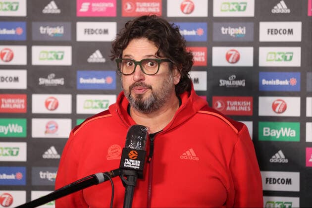 Andrea Trinchieri Bayern Basketball, head coach during an interview GER, FC Bayern Basketball vs AS Monaco, basketball, EuroLeague, 2021 2022 season, 13 01 2022, GER, FC Bayern Basketball vs AS Monaco, basketball, EuroLeague, 2021 2022 season, 13 01 2022 Muenchen Copyright: xEIBNER MarcelxEngelbrechtx EP_EER