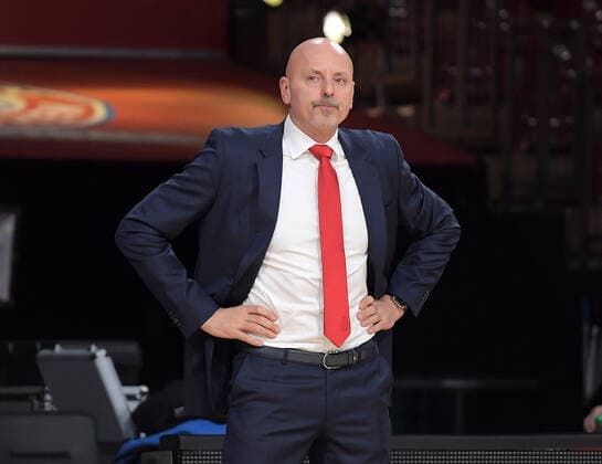 13 01 2022, xemx, basketball euroleague, FC Bayern Muenchen AS Monaco emspor, v l head coach Sasa Obradovic AS Monaco Muenchen
