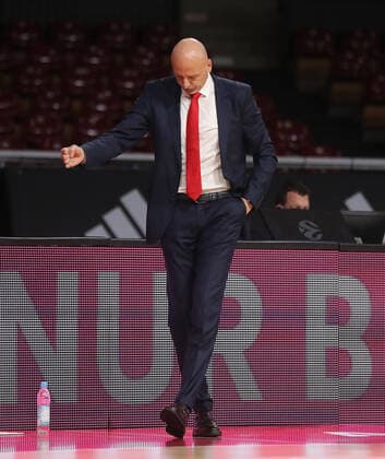 Sasa Obradovic AS Monaco, head coach gestures GER, FC Bayern Basketball vs AS Monaco, basketball, EuroLeague, 2021 2022 season, 13 01 2022, GER, FC Bayern Basketball vs AS Monaco, basketball, EuroLeague, 2021 2022 season, 13 01 2022 Munich. Copyright: xEIBNER MarcelxEngelbrechtx EP_EER