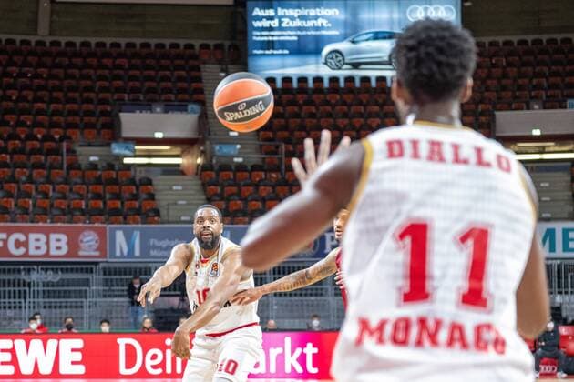 Will Thomas 10 AS Monaco Basket , FC Bayern Basketball vs AS Monaco Basket, Euroleague, 13 01 2022 Munich Bavaria Germany Copyright: xkolbert-press UlrichxGamelx