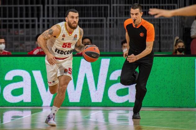 Mike James 55 AS Monaco Basket , FC Bayern Basketball vs AS Monaco Basket, Euroleague, 13 01 2022 Munich Bavaria Germany Copyright: xkolbert-press UlrichxGamelx