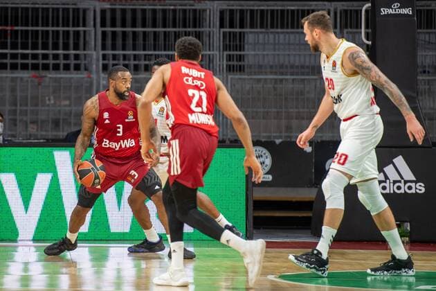 K Rivers 3 FC Bayern , FC Bayern Basketball vs AS Monaco Basket, Euroleague, 13 01 2022 Munich Bavaria Germany Copyright: xkolbert-press UlrichxGamelx