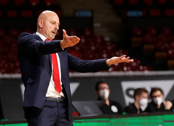 13 01 2022, Euroleague, FC Bayern Basketball vs AS Monaco, basketball , sports, in the picture Sasa Obradovic AS Monaco