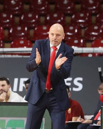 Monacos head coach Sasa OBRADOVIC Basketball, FC Bayern Monaco, on 13 01 2022, Basketball Euroleague, FC Bayern Basketball AS Monaco Basket, 2021 2022 season, in Munich, A U D I D O M E, Germany Source Copyright Credit Oryk HAIST xx