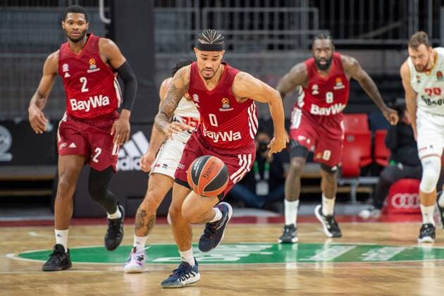 Nick Weiler Babb 0 FC Bayern , FC Bayern Basketball vs AS Monaco Basket, Euroleague, 13 01 2022 Munich Bavaria Germany Copyright: xkolbert-press UlrichxGamelx