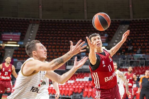 Vladimir Lucic 11 FC Bayern , FC Bayern Basketball vs AS Monaco Basket, Euroleague, 13 01 2022 Munich Bavaria Germany Copyright: xkolbert-press UlrichxGamelx