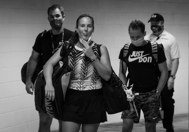 January 13, 2022, Sydney, Australia: DARIA KASATKINA of Russia before the quarter-final of the 2022 Sydney Tennis Classic WTA, Tennis Damen 500 tennis tournament against G. Muguruza of Spain. Sydney Australia - ZUMAa181 20220113_zaa_a181_130 Copyright: xRobxPrangex