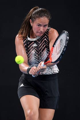 SYDNEY TENNIS CLASSIC, Daria Kasitkina of Russia during her semi final match against Paula Badosa of Spain on Day 5 of the Sydney Tennis Classic at Sydney Olympic Park in Sydney, Friday, January 14, 2022. ( NO ARCHIVING, EDITORIAL USE ONLY, NO USE IN BOOKS WITHOUT CONSENT SYDNEY NSW AUSTRALIA  Copyright: xDANxHIMBRECHTSx 20220114001613308603