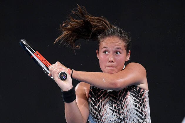 SYDNEY TENNIS CLASSIC, Daria Kasitkina of Russia during her semi final match against Paula Badosa of Spain on Day 5 of the Sydney Tennis Classic at Sydney Olympic Park in Sydney, Friday, January 14, 2022. ( NO ARCHIVING, EDITORIAL USE ONLY, NO USE IN BOOKS WITHOUT CONSENT SYDNEY NSW AUSTRALIA  Copyright: xDANxHIMBRECHTSx 20220114001613309610