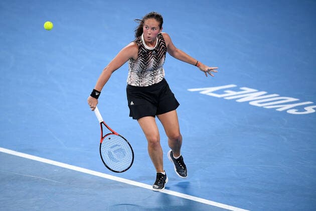 SYDNEY TENNIS CLASSIC, Daria Kasitkina of Russia during her semi final match against Paula Badosa of Spain on Day 5 of the Sydney Tennis Classic at Sydney Olympic Park in Sydney, Friday, January 14, 2022. ( NO ARCHIVING, EDITORIAL USE ONLY, NO USE IN BOOKS WITHOUT CONSENT SYDNEY NSW AUSTRALIA  Copyright: xDANxHIMBRECHTSx 20220114001613309666