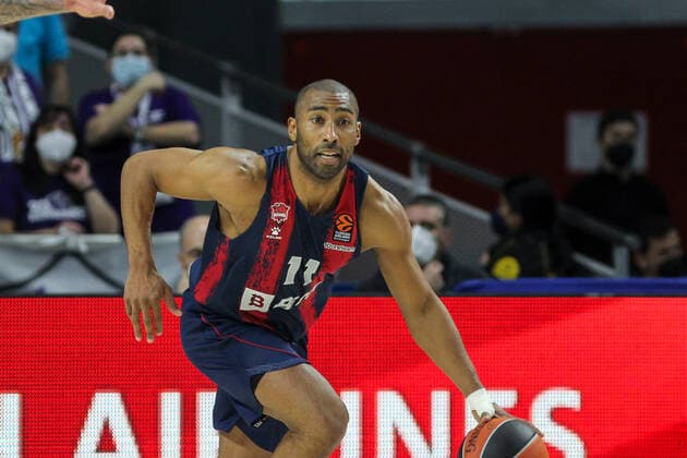 January 14, 2022, MADRID, MADRID, SPAIN: Jayson Granger of Baskonia in action during Turkish Airlines Euroleague basketball match between Real Madrid and Bitci Baskonia Vitoria Gasteiz at Wizink Center on January 14, 2022 in Madrid, Spain. MADRID SPAIN - ZUMAa181 20220114_zaa_a181_031 Copyright: xIrinaxR.xHipolitox