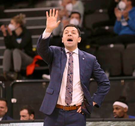 Coach Igor Jovovic MBC Basketball Men Bundesliga on Fri 14 01 2022 Hamburg Towers Syntainics MBC