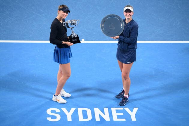 Tennis, WTA Tournament in Sydney, Final, Paula Badosa - Barbora Krejcikova
