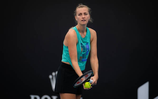 January 15, 2022, MELBOURNE, AUSTRALIA: Petra Kvitova of the Czech Republic during practice ahead of the 2022 Australian Open Grand Slam tennis tournament MELBOURNE AUSTRALIA - ZUMAa181 20220115_zaa_a181_001 Copyright: xRobxPrangex