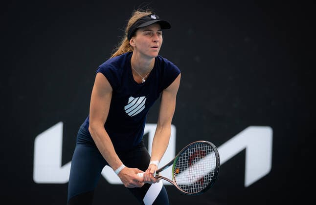 January 15, 2022, MELBOURNE, AUSTRALIA: Liudmila Samsonova of Russia during practice ahead of the 2022 Australian Open Grand Slam tennis tournament MELBOURNE AUSTRALIA - ZUMAa181 20220115_zaa_a181_002 Copyright: xRobxPrangex