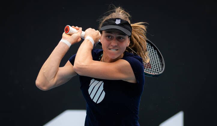January 15, 2022, MELBOURNE, AUSTRALIA: Liudmila Samsonova of Russia during practice ahead of the 2022 Australian Open Grand Slam tennis tournament MELBOURNE AUSTRALIA - ZUMAa181 20220115_zaa_a181_012 Copyright: xRobxPrangex