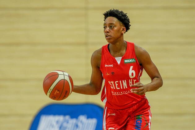 Halle, Germany 15 January 2022 1 BBL Women 2021 2022 Gisa Lions SV Halle vs Herne Tayler Mingo Herne SWH arena Sachsen Anhalt Copyright: xFotostandx xxBallaschx