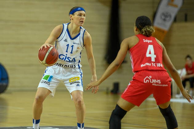 Basketball, DBBL, 1. BL, Women, Gisa Lions SV Halle - Herner TC