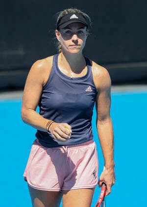 Angelique Kerber GER during a training session, training, coach, coach Tennis Australian Open 2022 Grand Slam Melbourne Park Melbourne Victoria Australia 16 January 2022 Copyright: xJuergenxHasenkopfx