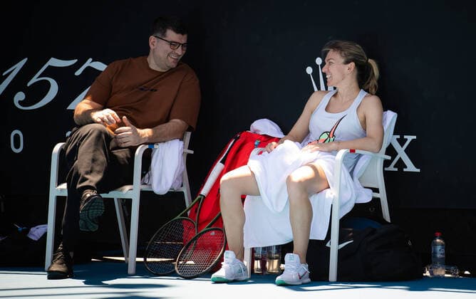 Tennis, Simona Halep and Toni Iuruc separate, archive photos