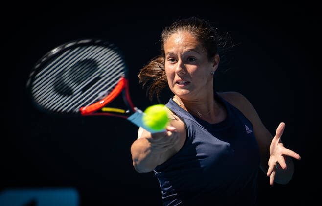 January 16, 2022, MELBOURNE, AUSTRALIA: Daria Kasatkina of Russia during practice ahead of the 2022 Australian Open Grand Slam tennis tournament MELBOURNE AUSTRALIA - ZUMAa181 20220116_zaa_a181_135 Copyright: xRobxPrangex