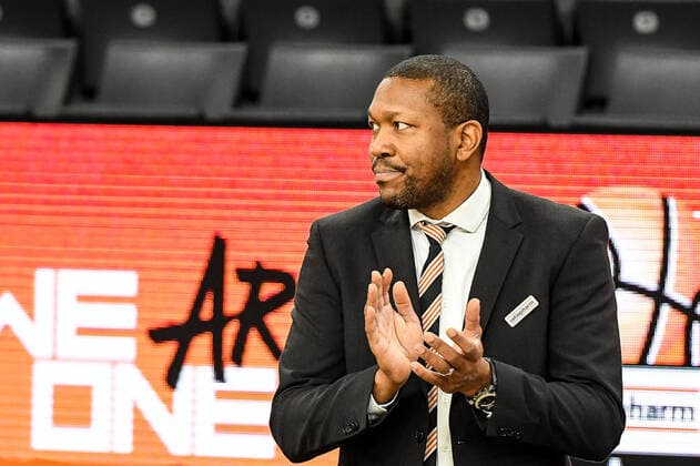 GER, BBL, ratiopharm ulm vs medi Bayreuth 16 01 2022, ratiopharm arena, New Ulm, GER, BBL, ratiopharm ulm vs medi Bayreuth, in picture Tyron McCoy Ulm nordphotoxGmbHx xHafner nph00200
