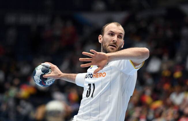 2022.01.16 Bratyslawa Bratislava Pilka reczna Mistrzostwa Europy ME 2022 Niemcy - Austria N z Marcel Schiller Foto Norbert Barczyk PressFocus 2022.01.16 Bratyslawa Bratislava Handball Mens EHF Euro 2022 Germany - Austria Marcel Schiller Credit: Norbert Barczyk PressFocus NEWSPIX.PL --- Newspix.pl  20220116NB005