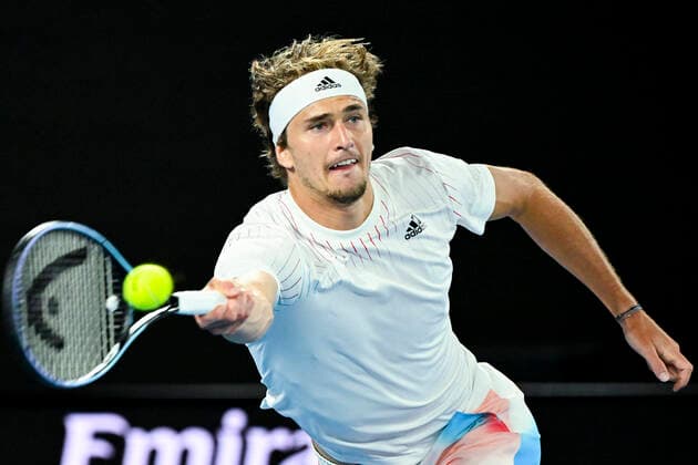 Tennis, Australian Open, Day 1, Alexander Zverev - Daniel Altmaier