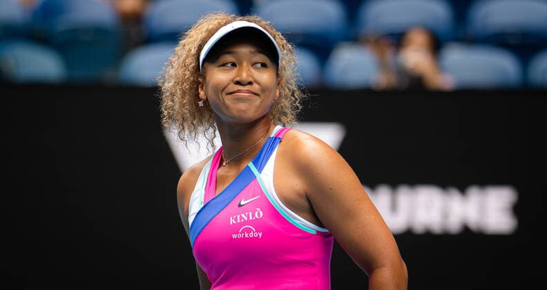 January 17, 2022, MELBOURNE, AUSTRALIA: Naomi Osaka of Japan in action during the first round of the 2022 Australian Open Grand Slam tennis tournament against Camila Osorio of Colombia MELBOURNE AUSTRALIA - ZUMAa181 20220117_zaa_a181_113 Copyright: xRobxPrangex