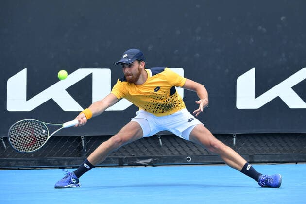 Benjamin Bonzi TENNIS : Australian Open 2022 AntoineCouvercelle Panoramic 