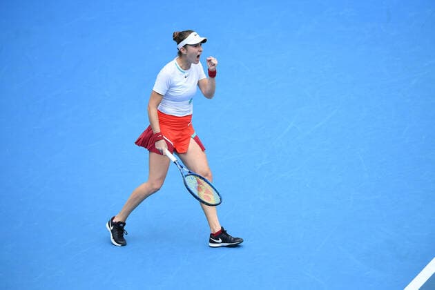 Belinda Bencic (Sui) TENNIS : Australian Open 2022 AntoineCouvercelle Panoramic 