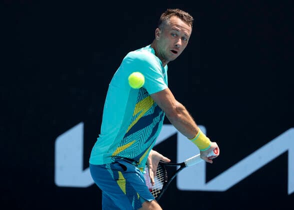 Philipp Kohlschreiber GER Tennis Australian Open 2022 Grand Slam Melbourne Park Melbourne Victoria Australia 18 January 2022 Copyright: xJuergenxHasenkopfx