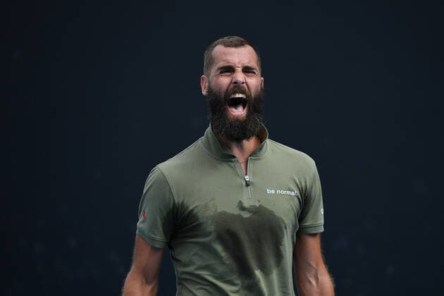 Benoit Paire TENNIS : Australian Open 2022 AntoineCouvercelle Panoramic 