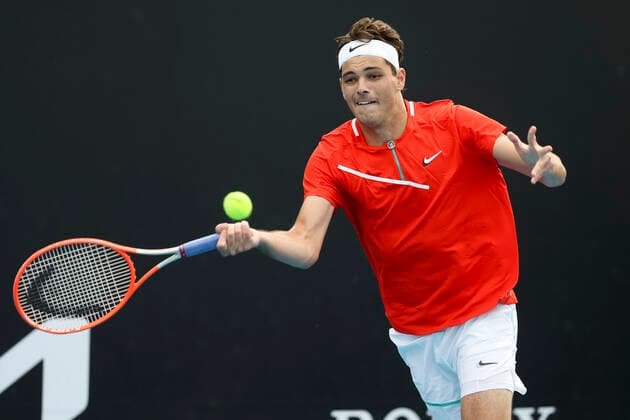 Taylor Fritz Tennis Australian Open 2022 Grand Slam Melbourne Park Melbourne Victoria Australia 18 January 2022 Copyright: xJuergenxHasenkopfx
