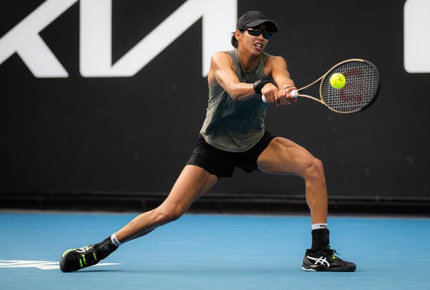 January 18, 2022, MELBOURNE, AUSTRALIA: Astra Sharma of Australia in action during the first round of the 2022 Australian Open Grand Slam tennis tournament against Clara Tauson of Denmark MELBOURNE AUSTRALIA - ZUMAa181 20220118_zaa_a181_124 Copyright: xRobxPrangex