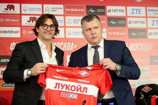 Paolo Vanoli head coach Spartak Moscow DmitryxGolubovich