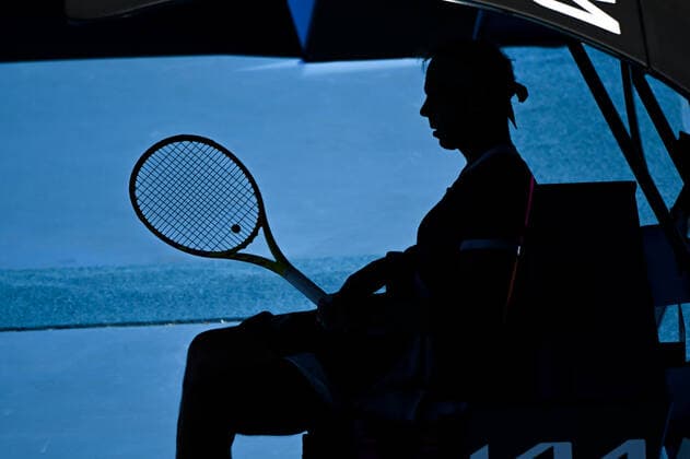 Mandatory Credit: Photo by James Gourley Shutterstock (12763717cz) Rafael Nadal during his second round match Australian Open, Day Three, Tennis, Melbourne Park, Melbourne, Australia - 19 Jan 2022 Australian Open, Day Three, Tennis, Melbourne Park, Melbourne, Australia - 19 Jan 2022 Copyright: xJamesxGourley Shutterstockx 12763717cz