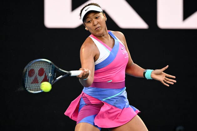 TENNIS AUSTRALIAN OPEN, Naomi Osaka of Japan plays a shot during her second round Women?s singles match against Madison Brengle of the USAon Day 3 of the Australian Open, at Melbourne Park, in Melbourne, Wednesday, January 19, 2022. ( NO ARCHIVING, EDITORIAL USE ONLY, NO USE IN BOOKS WITHOUT CONSENT MELBOURNE VIC AUSTRALIA  Copyright: xDAVExHUNTx 20220119001614676467