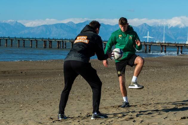 Football, EL, SK Rapid Vienna, training