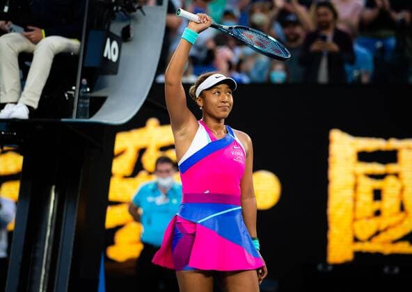 Mandatory Credit: Photo by Rob Prange Shutterstock (12763713fl) Naomi Osaka of Japan in action during the second round of the 2022 Australian Open Grand Slam tennis tournament Australian Open, Day Three, Tennis, Melbourne Park, Melbourne, Australia - 19 Jan 2022 Australian Open, Day Three, Tennis, Melbourne Park, Melbourne, Australia - 19 Jan 2022 Copyright: xRobxPrange Shutterstockx 12763713fl