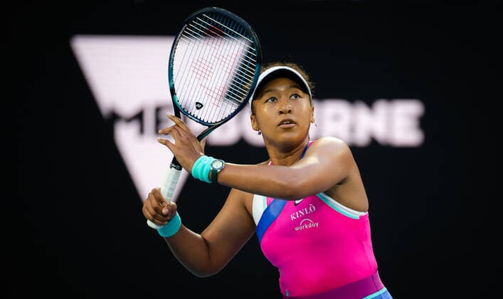 January 19, 2022, MELBOURNE, AUSTRALIA: Naomi Osaka of Japan in action during the second round of the 2022 Australian Open Grand Slam tennis tournament against Madison Brengle of the United States MELBOURNE AUSTRALIA - ZUMAa181 20220119_zaa_a181_156 Copyright: xRobxPrangex
