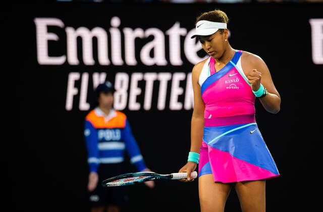 January 19, 2022, MELBOURNE, AUSTRALIA: Naomi Osaka of Japan in action during the second round of the 2022 Australian Open Grand Slam tennis tournament against Madison Brengle of the United States MELBOURNE AUSTRALIA - ZUMAa181 20220119_zaa_a181_166 Copyright: xRobxPrangex