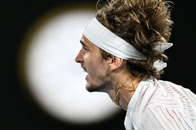 Mandatory Credit: Photo by James Gourley Shutterstock (12763717ha) Alexander Zverev during his second round match Australian Open, Day Three, Tennis, Melbourne Park, Melbourne, Australia - 19 Jan 2022 Australian Open, Day Three, Tennis, Melbourne Park, Melbourne, Australia - 19 Jan 2022 Copyright: xJamesxGourley Shutterstockx 12763717ha