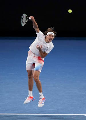 Alexander Zverev GER Tennis Australian Open 2022 Grand Slam Melbourne Park Melbourne Victoria Australia 19 January 2022 Copyright: xJuergenxHasenkopfx