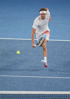 Alexander Zverev GER Tennis Australian Open 2022 Grand Slam Melbourne Park Melbourne Victoria Australia 19 January 2022 Copyright: xJuergenxHasenkopfx
