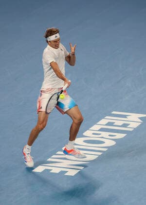 Alexander Zverev GER Tennis Australian Open 2022 Grand Slam Melbourne Park Melbourne Victoria Australia 19 January 2022 Copyright: xJuergenxHasenkopfx